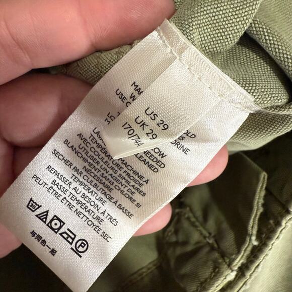 NWT Anthropologie Viana Tapered Utility Pants, Green, 29 - Picture 7 of 8